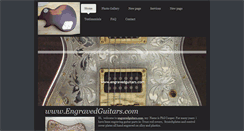 Desktop Screenshot of engravedguitars.com